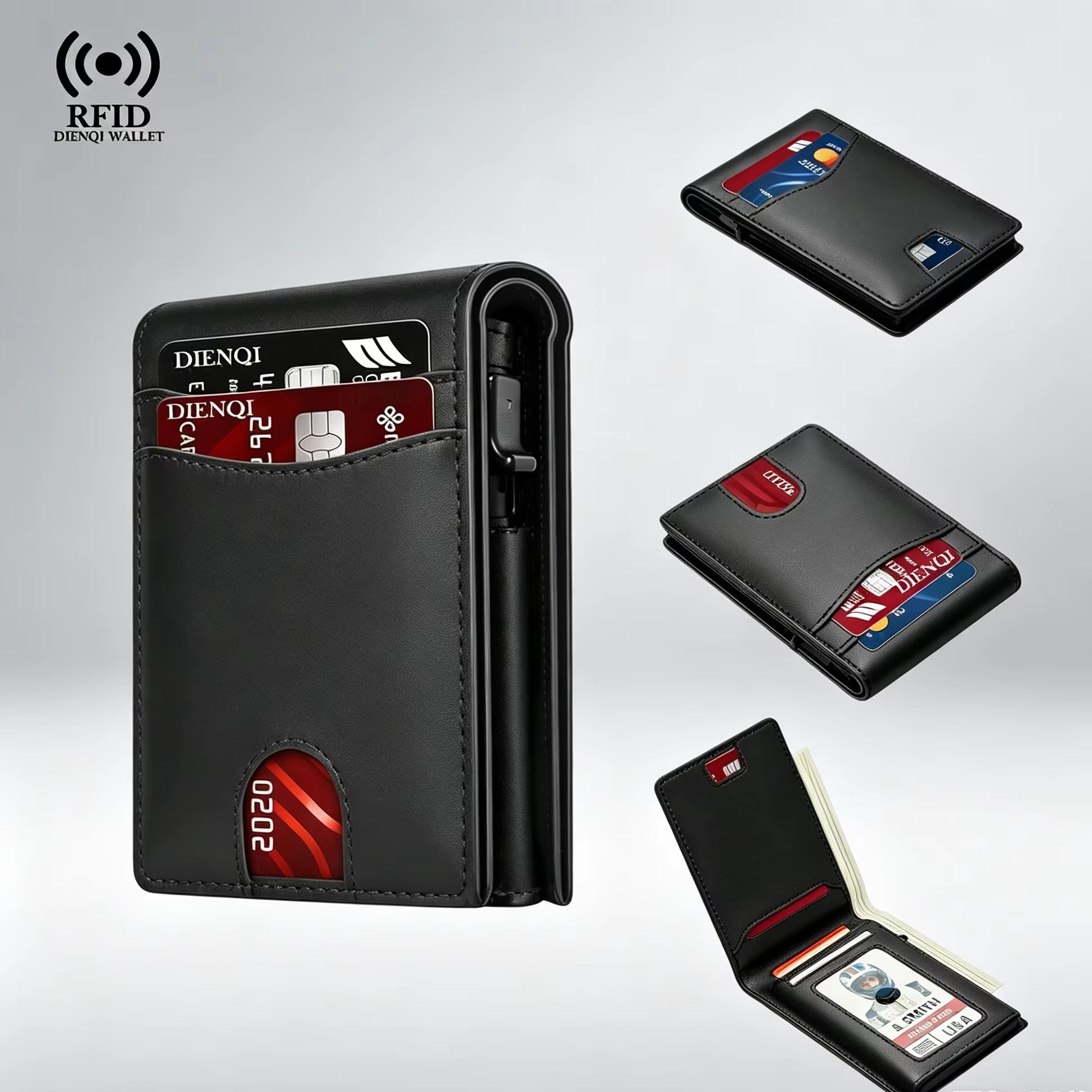 Index Card Holder - Porte-cartes de crédit de luxe pour