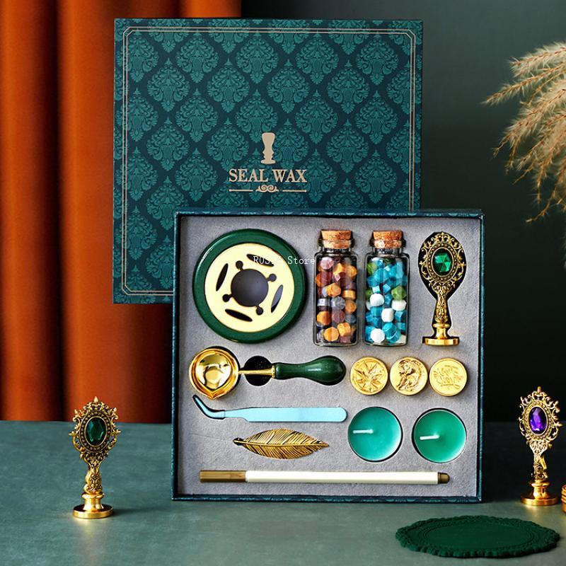 Wax Seal Stamp Set - Ensemble de tampons de sceau de