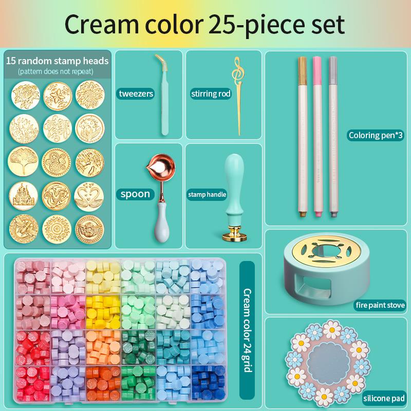Wax Seal Stamp Set - Ensemble de tampons de sceau de