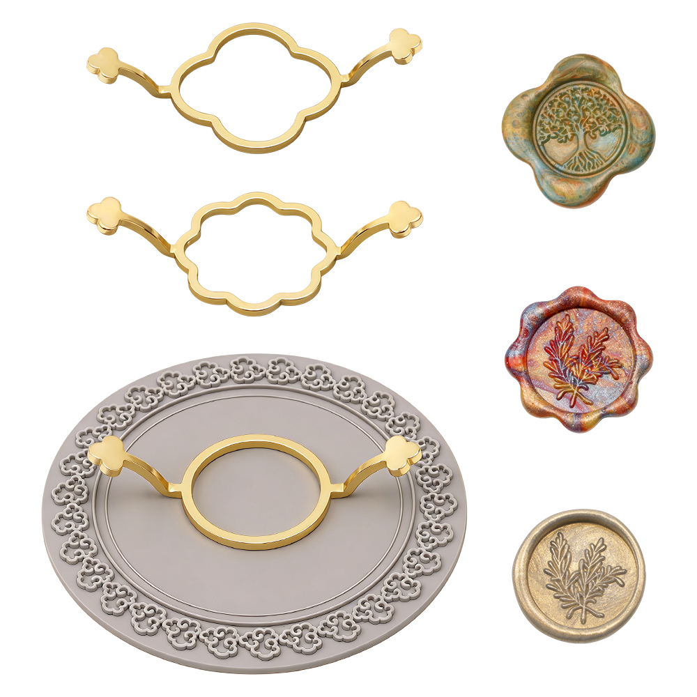 Ensemble de 3 moules pour scea - Wax Seal Stamp Set avis et prix