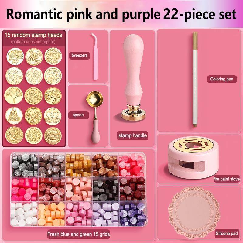 Ensemble de tampons de sceau d - Wax Seal Stamp Set avis et prix
