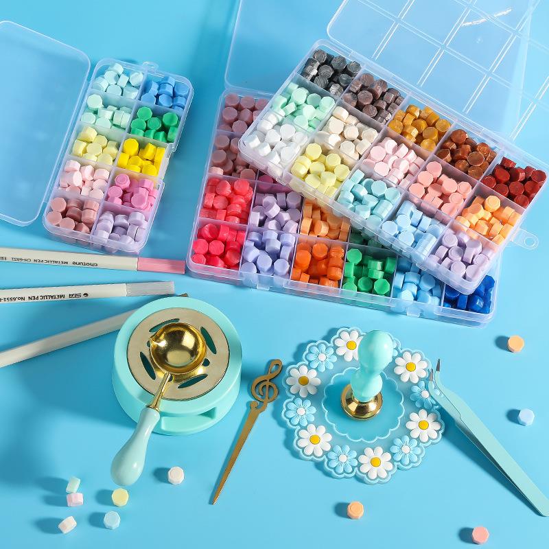 Ensemble de tampons de sceau d - Wax Seal Stamp Set avis et prix