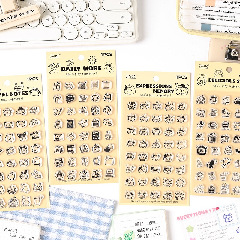 Mini ensemble de tampons trans - Rubber Date Stamp avis et prix