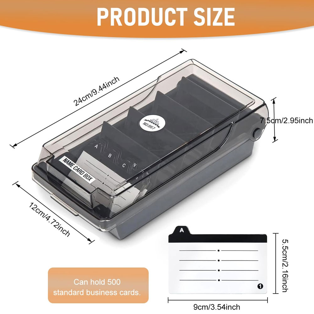 Boîte à cartes de visite de bu - Card Index Box avis et prix