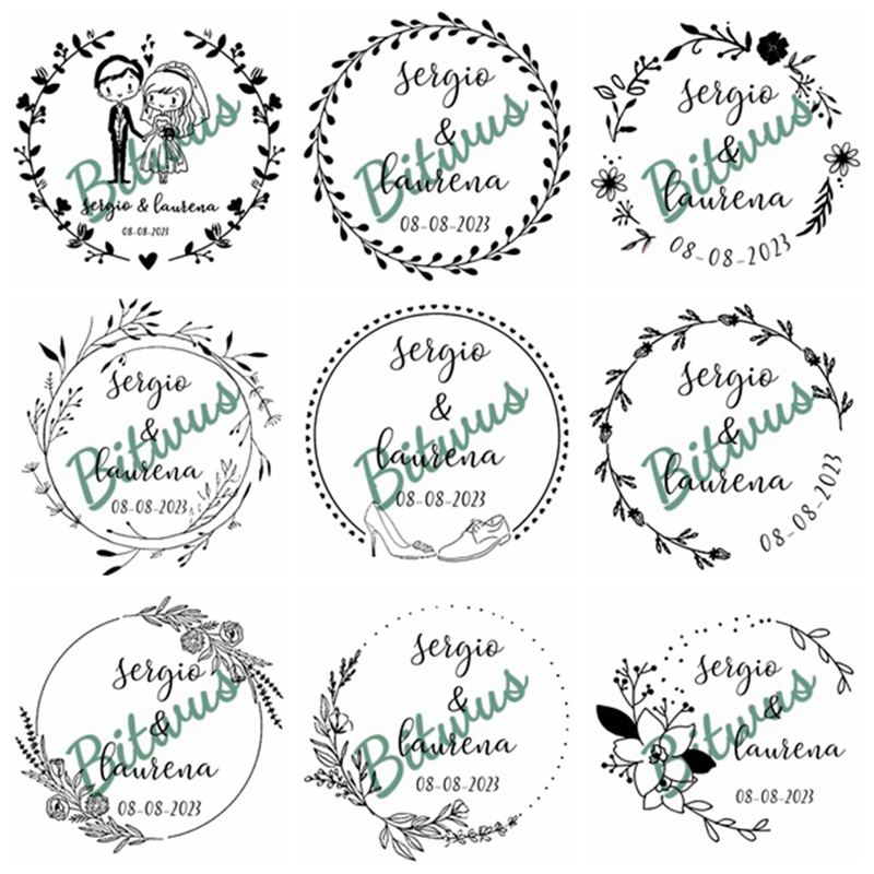Timbre de mariage personnalisé - Rubber Date Stamp avis et prix